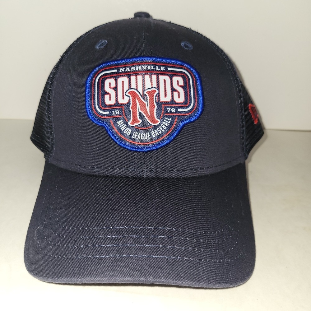 New Era 9Forty Nashville Sounds Mesh Trucker Snapback Hat Cap‎ MILB